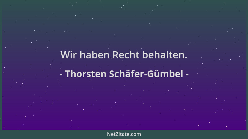 Thorsten Schäfer-Gümbel - Wir haben Recht behalten....