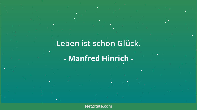 Manfred Hinrich - Verteidigung, die Basis der Feindschaft....
