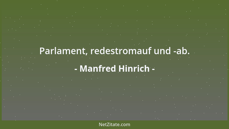 Manfred Hinrich - Arbeitssuche, Ausverkauf wegen Persönlichkeitsauflösung....