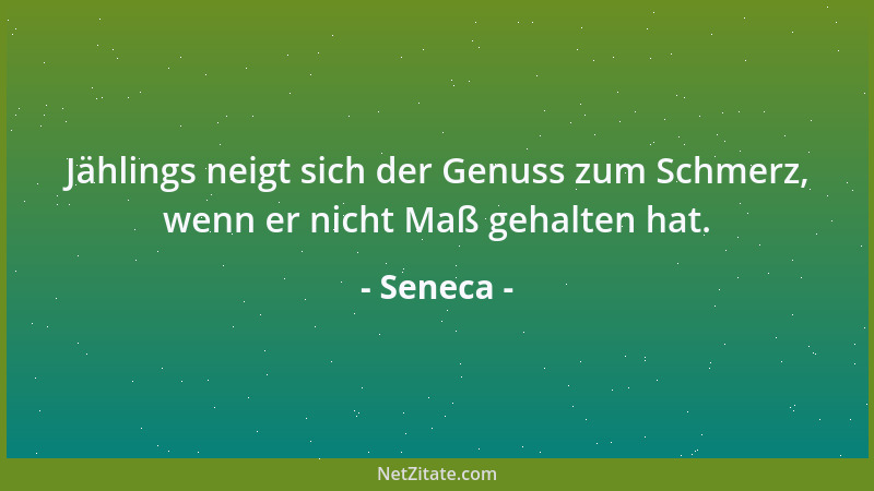 Seneca - Ein Bogenschütze soll nicht hin und wieder treffen, sondern hin und wieder danebenschießen....