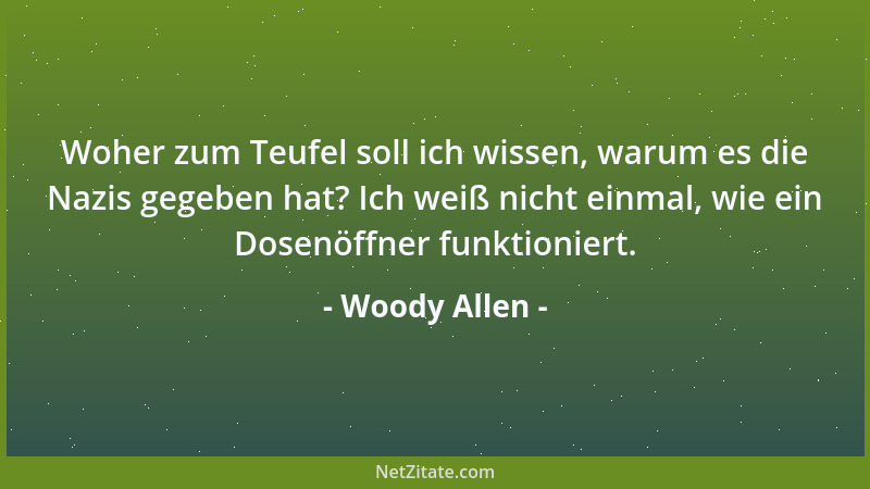 Woody Allen - Alles in unserem Leben ist so grau und trist, dass ein wenig Zauber doch nicht schaden kann, und wenn er auch...