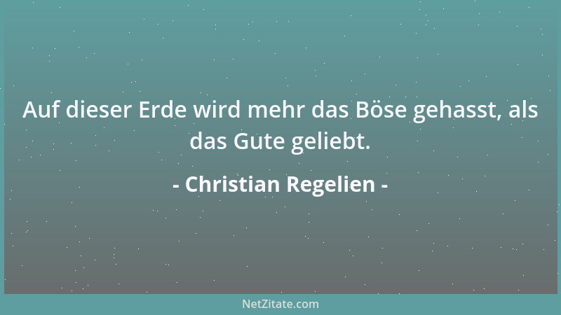 Christian Regelien - Ich möchte allein sein und brauche dazu Gesellschaft....