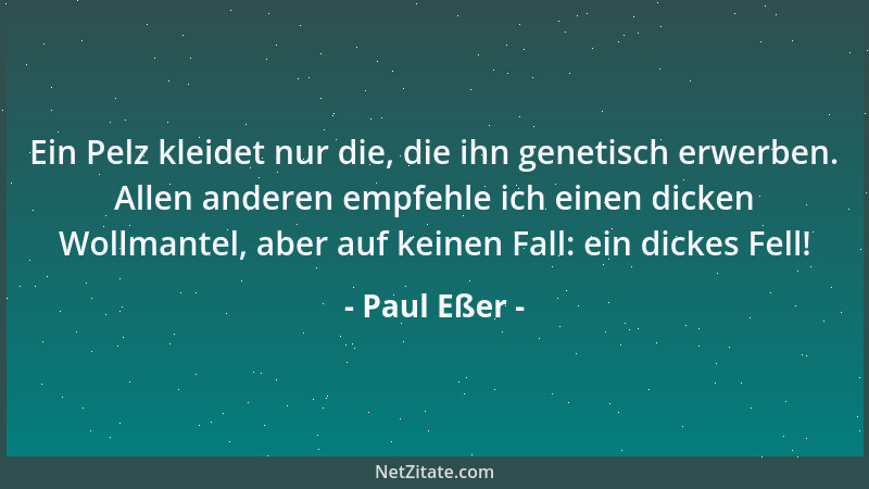 Paul Eßer - Besser Luftschlösser bauen als Atombrüter....