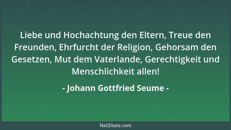 Johann Gottfried Seume - Der Freuden und der Marter Quelle Und Heil und Gift für Seel ' und Leib, Der Erde Paradies und Höll...