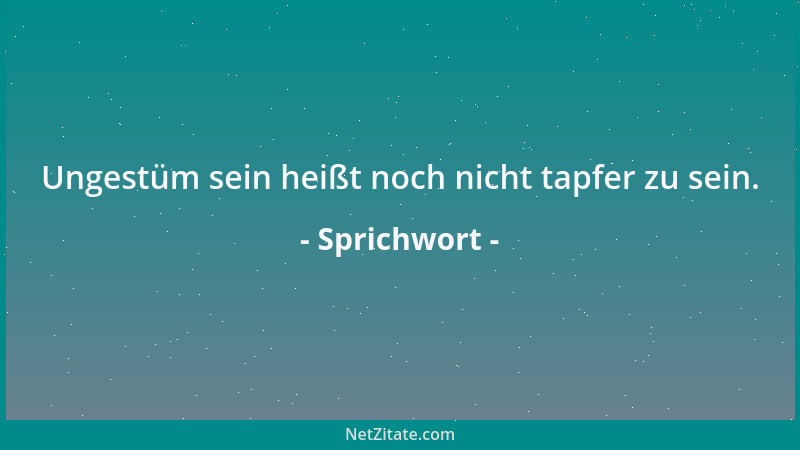 Sprichwort - Viele Dinge gehen verloren, weil man nicht nach ihnen sucht....