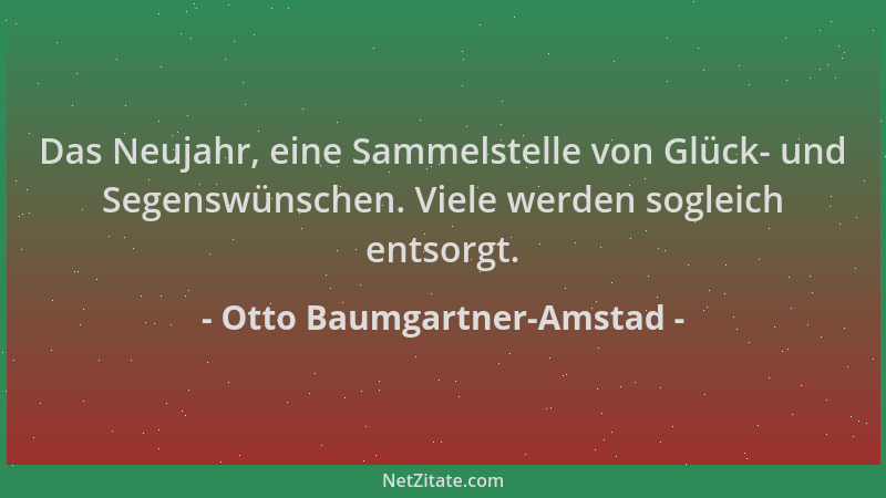 Otto Baumgartner-Amstad - Das Neujahr, eine Sammelstelle von Glück- und Segenswünschen. Viele werden sogleich entsorgt....