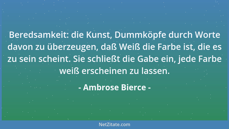 Ambrose Bierce - November: Das elfte Zwölftel des Überdrusses....