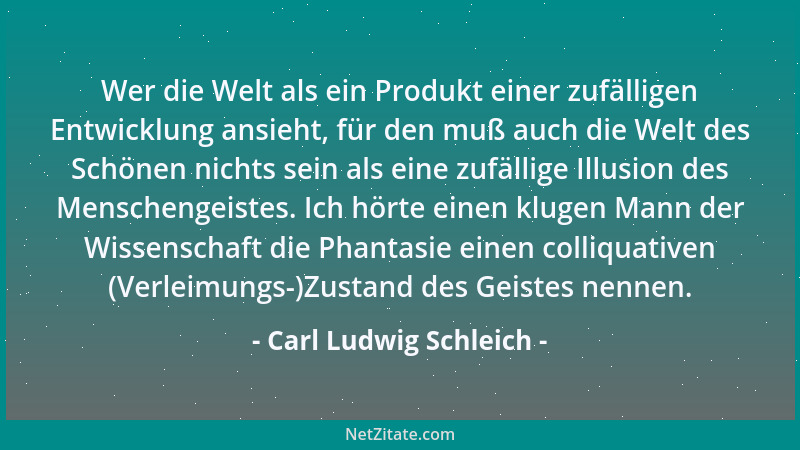 Carl Ludwig Schleich - Jede Krankheit zeigt sich an und warnt. Ihre Meldereiter sind: Unlust, Unbehagen, Kraftabfall und Sc...