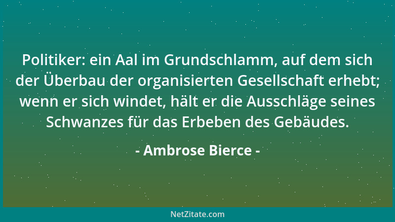 Ambrose Bierce - Entscheidungen: Ausführungen nicht erhaltener Befehle....
