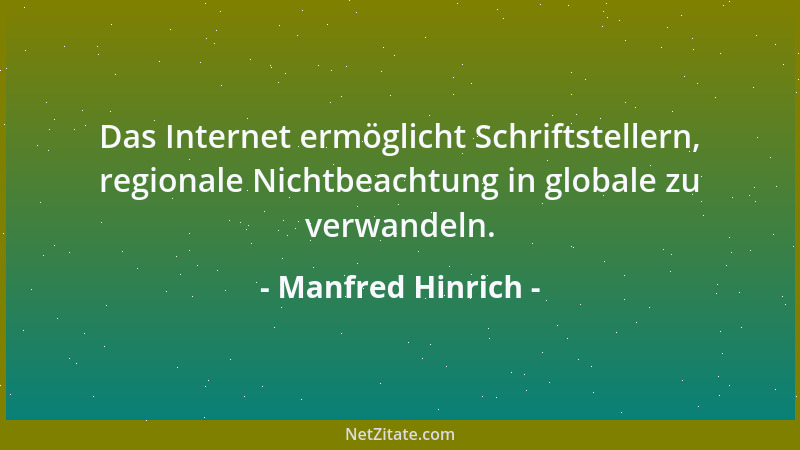 Manfred Hinrich - Du sollst deinen Nächsten ungeschoren lassen, das ist ein Schritt in die richtige Liebesrichtung....