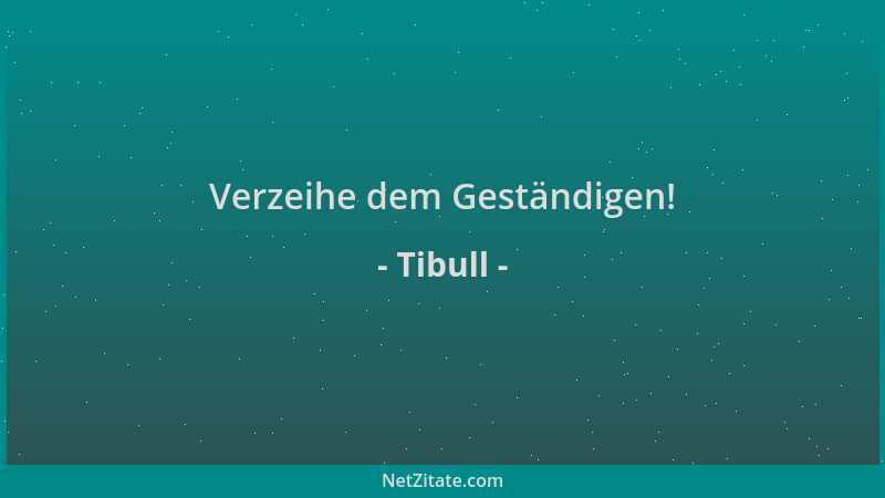 Tibull - Verzeihe dem Geständigen!...