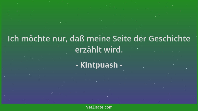 Kintpuash - Ich möchte nur, daß meine Seite der Geschichte erzählt wird....