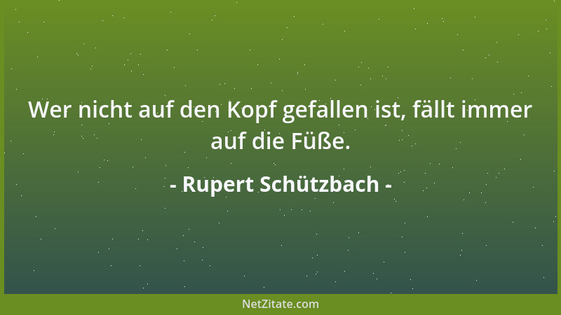 Rupert Schützbach - Kostenexplosionen reißen tiefe Löcher in die Kassen....