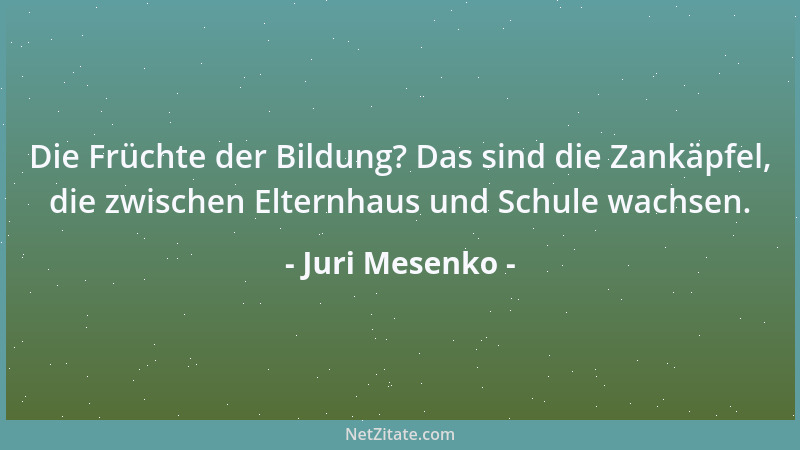 Juri Mesenko - Ich verstehe, die Wölfe sind nützliche Tiere. Aber für welches Gleichgewicht sorgen die Wölfe im Schafspelz?...
