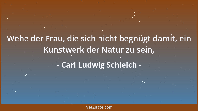 Carl Ludwig Schleich - Wo ist die Staatsordnung, die keinem Haß Raum gäbe?...