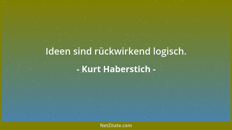 Kurt Haberstich - Wir globalisieren, bis alles auseinander fällt....