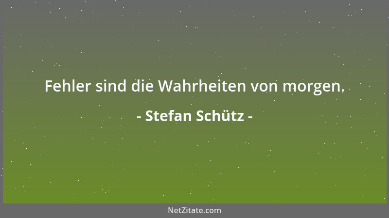 Stefan Schütz - Stille Wasser sind explosiv....