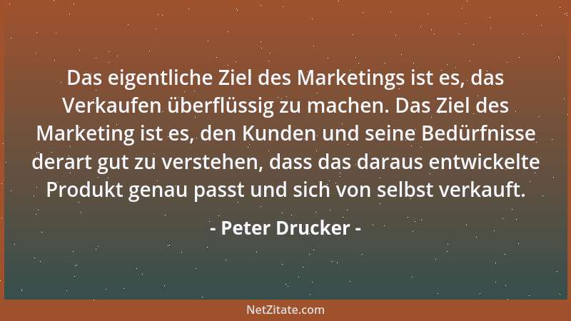 Peter Drucker - Die überwältigende Mehrheit der erfolgreichen Innovationen verwertet Veränderung....