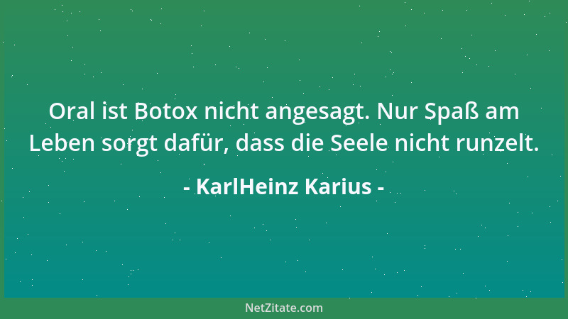 KarlHeinz Karius - Deplatzierte Anfrage an den Deutschen Golfverband:  "Wann erreicht eigentlich ein Luftballon die Platzrei...