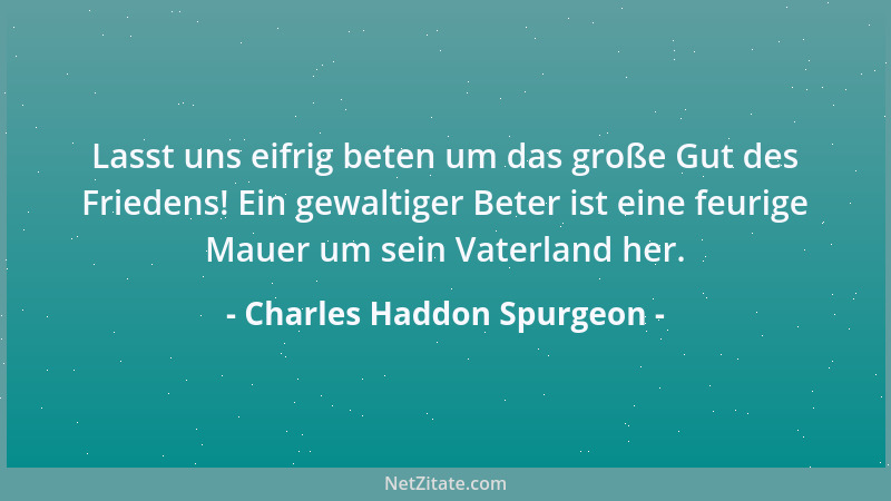 Charles Haddon Spurgeon - Laßt meinen Namen untergehen, doch Christi Namen lasset für immer bleiben: Jesus! Jesus! Jesus! K...