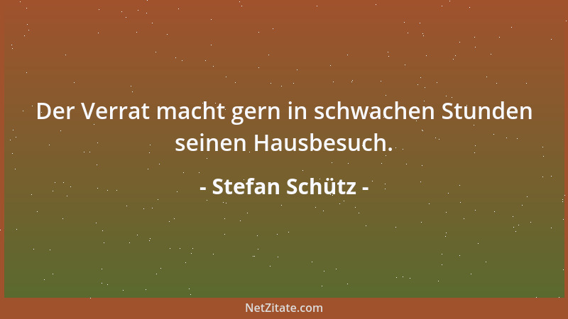 Stefan Schütz - Abgründe kennen kein Unten....