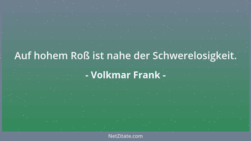 Volkmar Frank - Widersprüche haben wenig mit widersprechen zu tun....