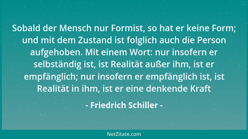 Friedrich Schiller - Laune löst, was Laune knüpfte....