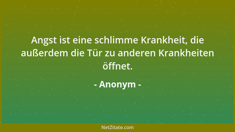 Anonym - Der Wechsel ergötzt - wenn er nicht auf uns gezogen ist....