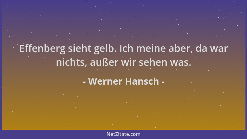 Werner Hansch - Effenberg sieht gelb. Ich meine aber, da war nichts, außer wir sehen was....