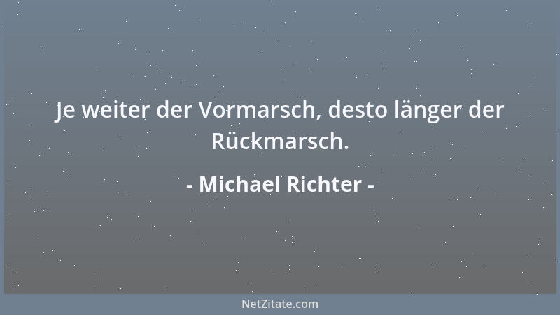 Michael Richter - Zu einem richtigen Vaterland gehört ein richtiges Niemandsland....