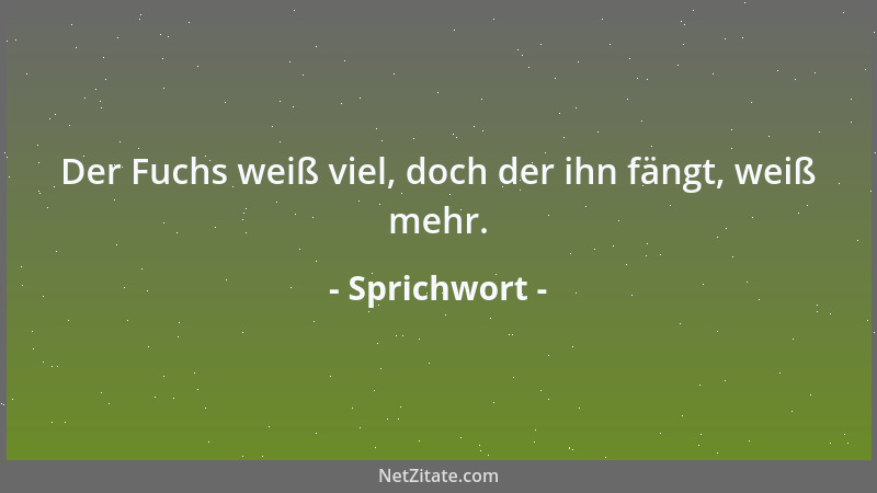 Sprichwort - Wo 's Sufe en Ehr ischt, isch 's Chotze kei Schand....