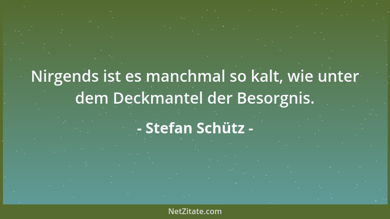 Stefan Schütz - Jede Wunde hat ihr eignes Blut....