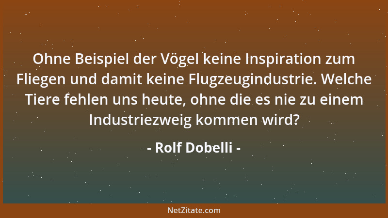 Rolf Dobelli - Zeigt Gefühle! Auch die nicht vorhandenen....