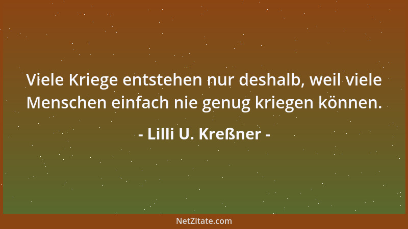 Lilli U. Kreßner - Was zeichnet den wahrhaft guten Menschen aus? - Die mangelnde Fähigkeit, sich über die Niederlagen seine...