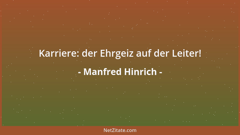 Manfred Hinrich - Moral verkaufen nur, die keine haben....