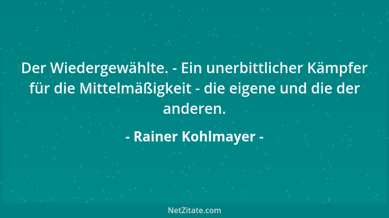 Rainer Kohlmayer - Eine Frage des Standpunkts. - Mancher rühmt sich, er stünde auf den Schultern der Vorfahren, während er...