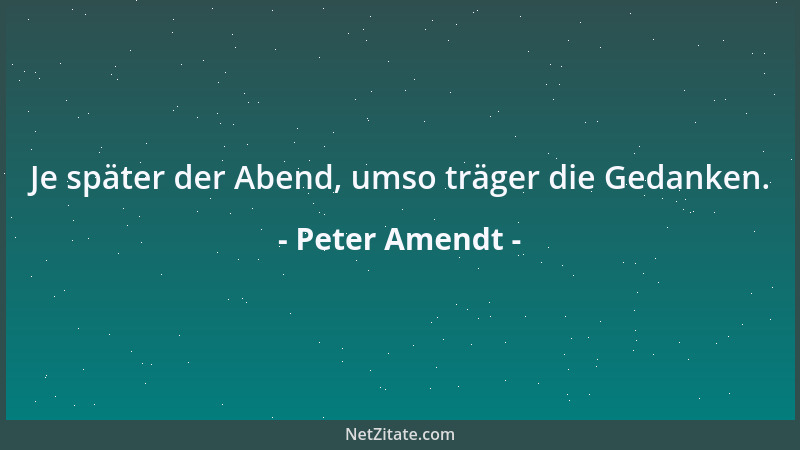 Peter Amendt - Niemand ist weise, der es nicht wagt, ein Tor zu sein....