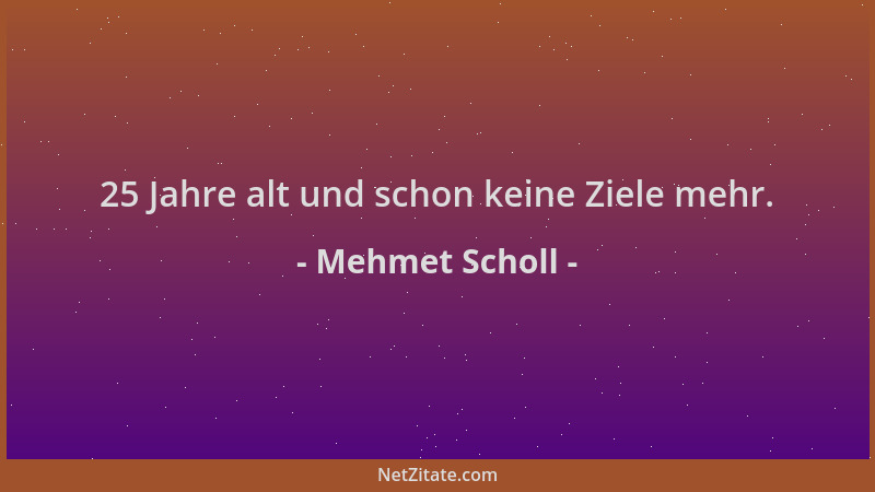 Mehmet Scholl - 25 Jahre alt und schon keine Ziele mehr....