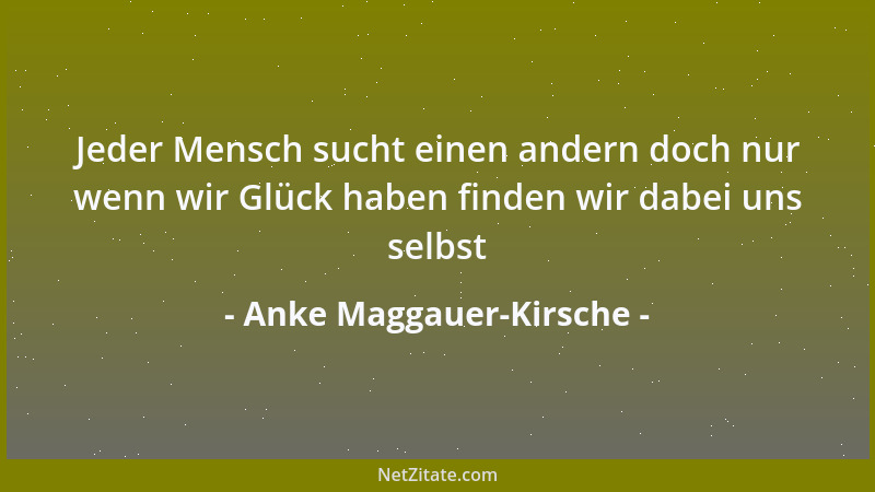 Anke Maggauer-Kirsche - Du mußt aus der Kälte kommen um die Wärme zu schätzen...