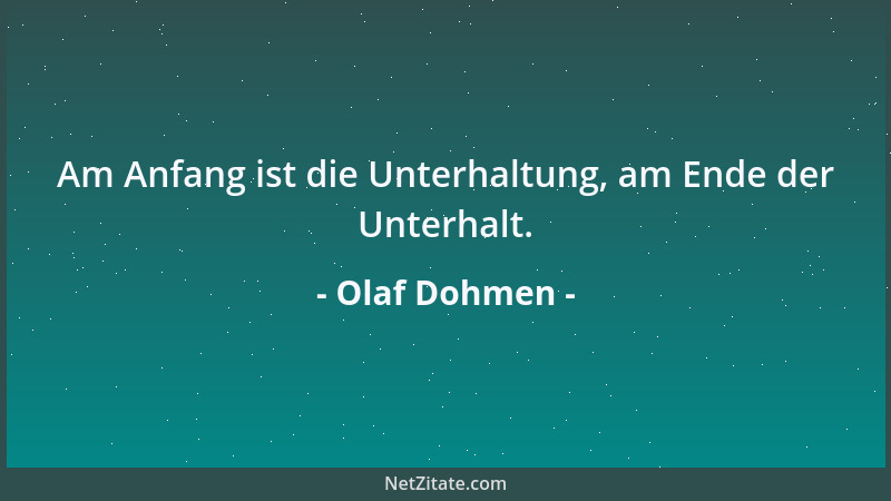 Olaf Dohmen - So sieht Politik für das Volk aus: Es gibt Probleme im Land? Kein Problem, machen wir einen Runden Tisch! Doc...