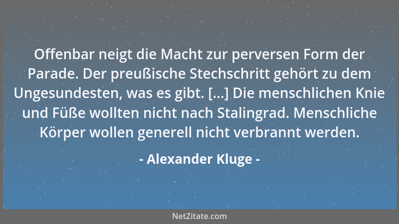 Alexander Kluge - Musik ist Heterotopie. Es gibt zwei Universen, das eine ist die bittere Wirklichkeit, daneben gibt eine z...