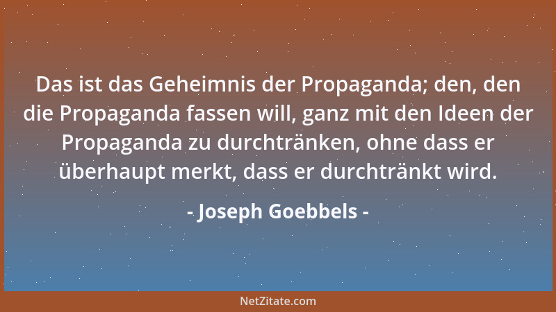 Joseph Goebbels - Adolf Hitler hat alles, um König zu sein. Der geborene Volkstribun. Der kommende Diktator....