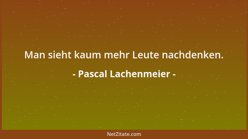 Pascal Lachenmeier - Einkaufszentren sind die neuen Kathedralen....