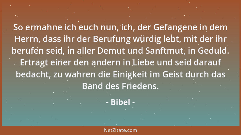 Bibel - Die Stimme, die ich hörte, war wie der Klang der Harfe, die ein Harfenschläger schlägt....