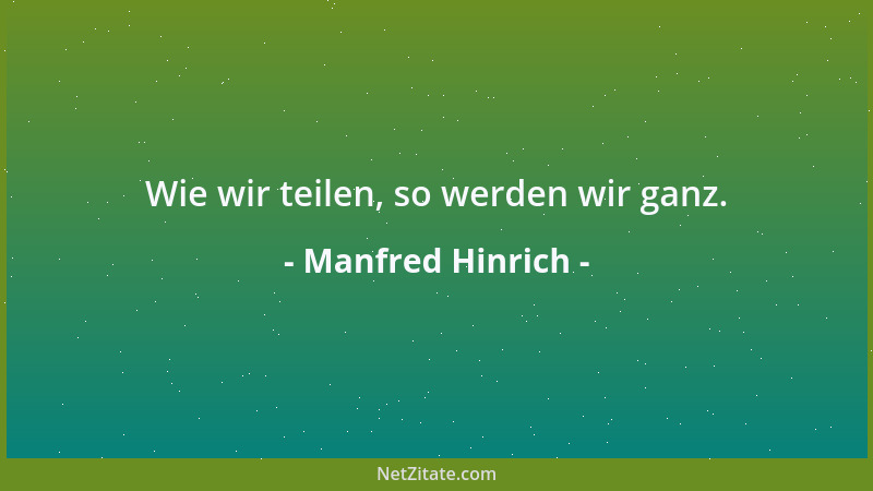 Manfred Hinrich - Lang wollen wir leben, nicht länglich....