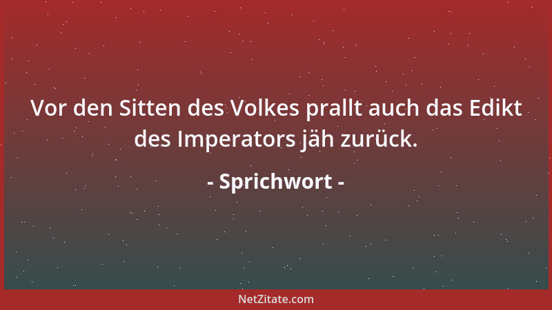 Sprichwort - Im Glück, einen Vater; im Unglück, eine Mutter....