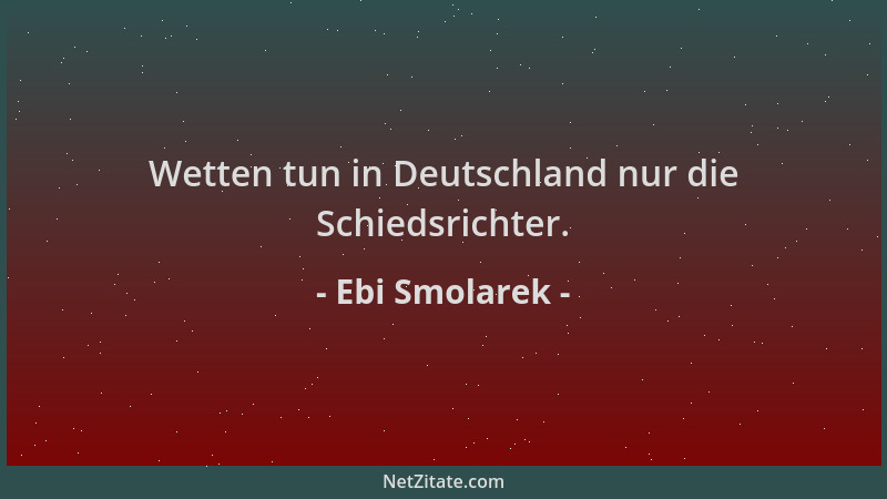 Ebi Smolarek - Wetten tun in Deutschland nur die Schiedsrichter....