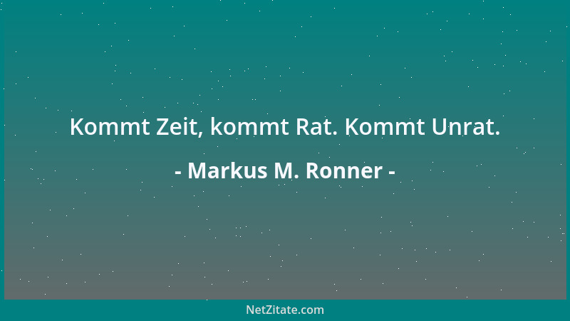 Markus M. Ronner - Jeder Mann weiß um die geheimen Zusammenhänge zwischen Hochzeitstagen und Regierungsjubiläen....