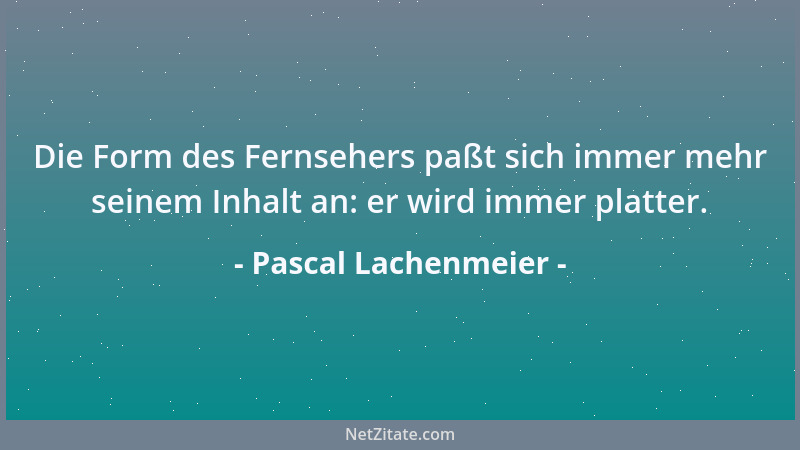 Pascal Lachenmeier - Richtig fertig machen kannst du nur dich selbst....
