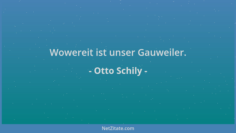 Otto Schily - Wowereit ist unser Gauweiler....